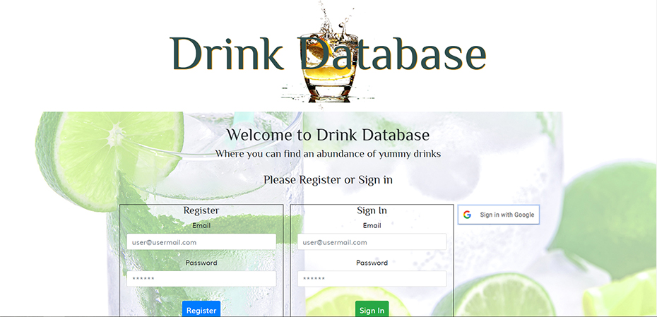 Drink database thumbnail