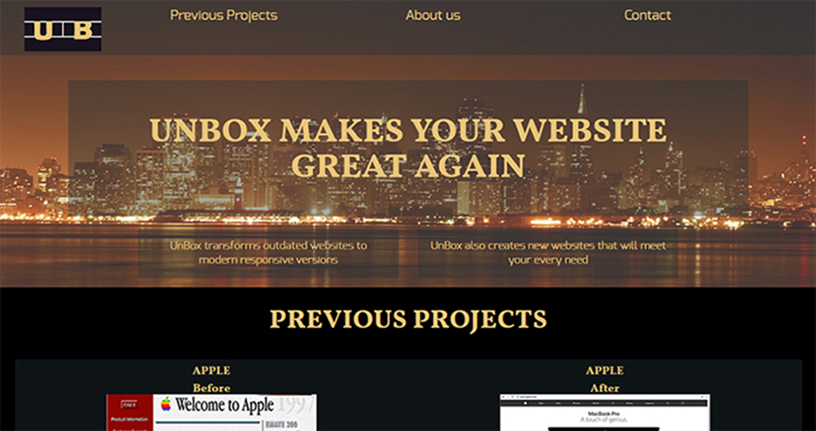 UnBox bootstrap thumbnail